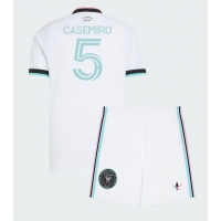 Dres Inter Miami Casemiro #5 Tretina pre deti 2026-27 Krátky Rukáv (+ trenírky)